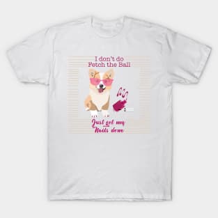 Manicure Puppy T-Shirt